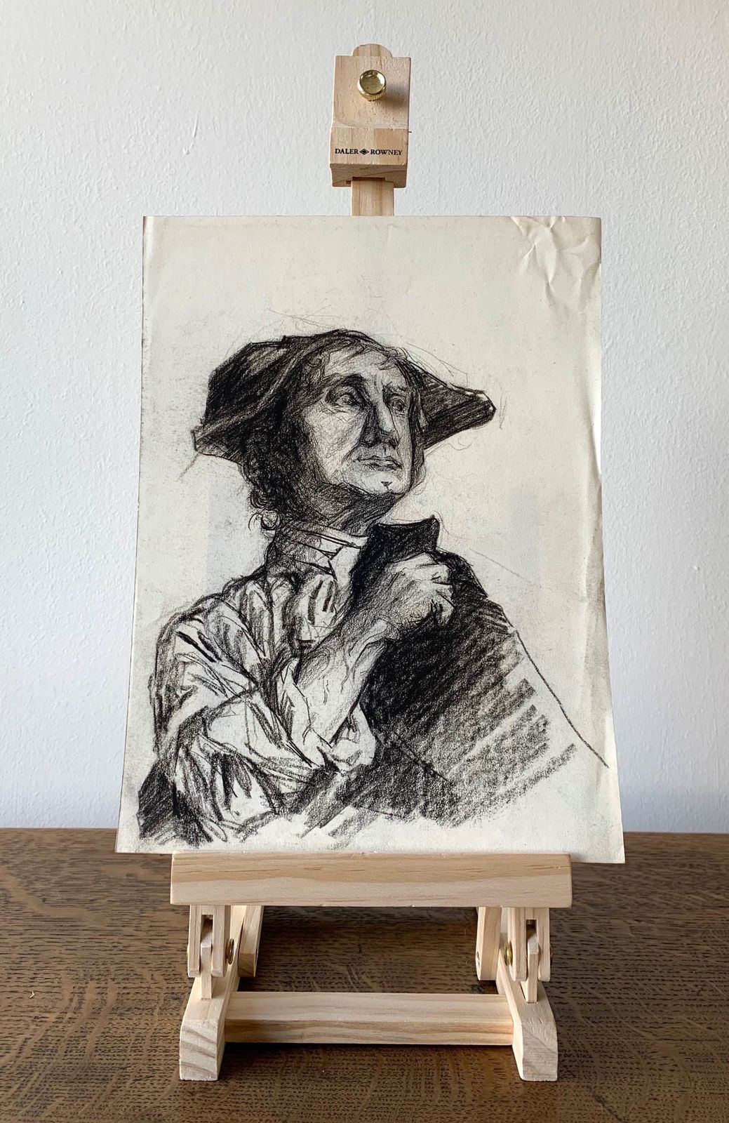 William Monk (1863 1937): Original Portrait Drawing Of Gentleman In 18th Century Dress, C. 1910s/ 1920s. photo furniture