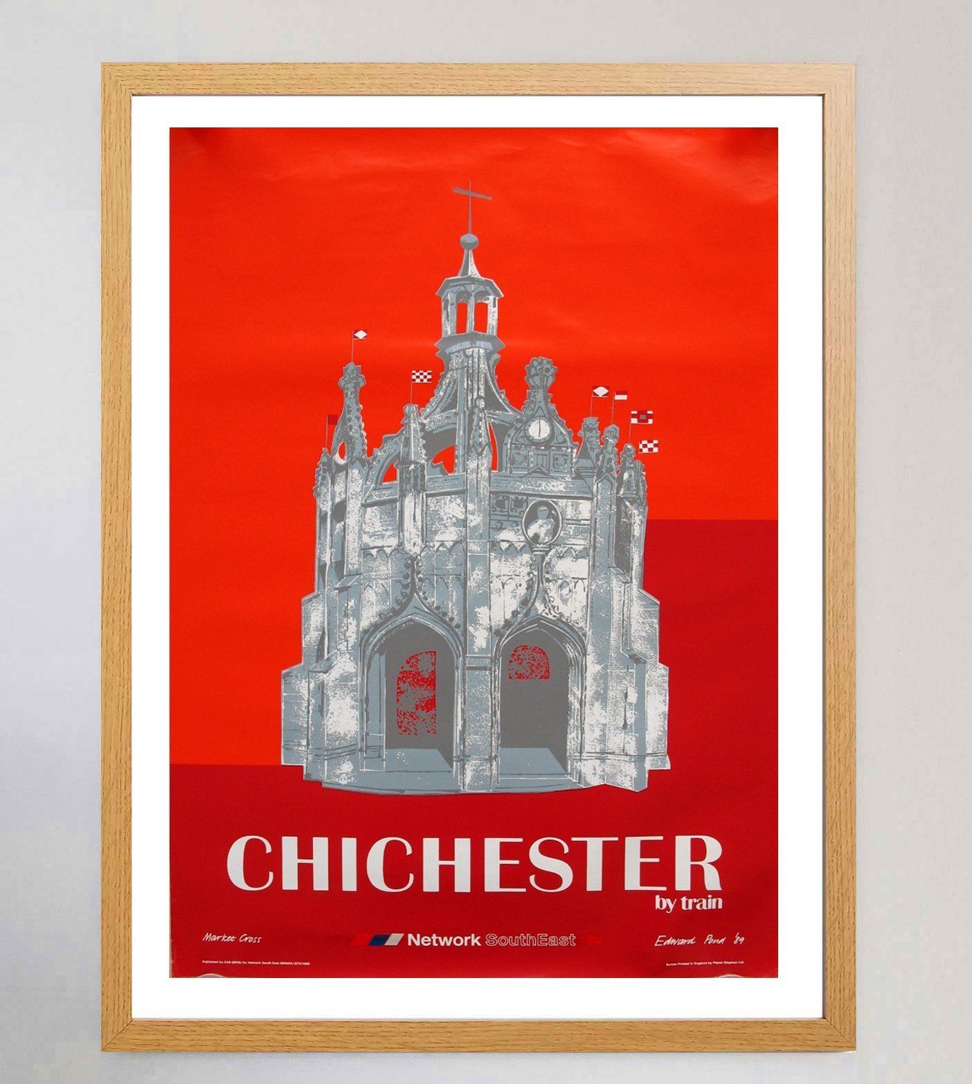 Chichester Network South East Railways, Original Vintage Poster photo Art