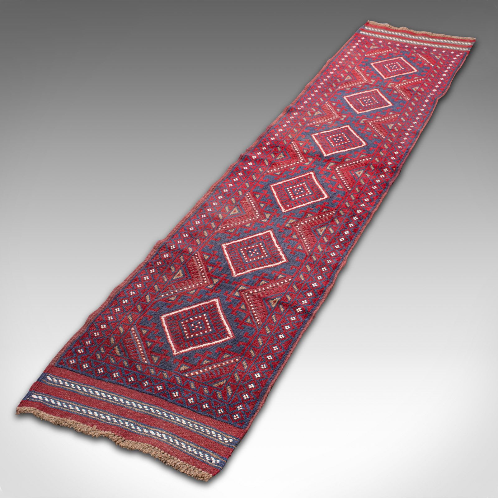 Long Vintage Meshwani Runner, Caucasian, Decorative Rug, Reception Hall Carpet photo furniture
