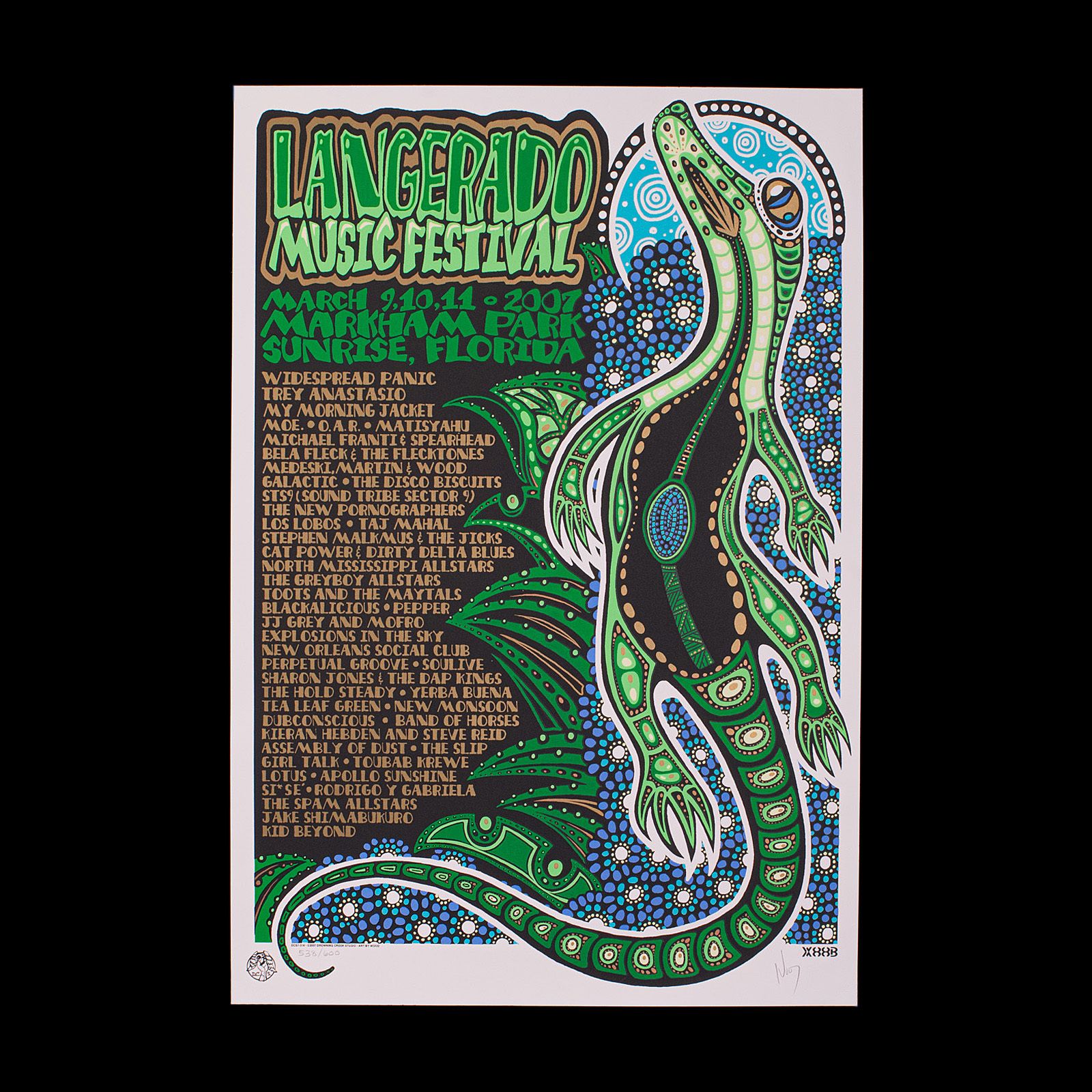 Decorative Art Poster, American, Screenprint, Festival, Print, Artist Signed photo for sale