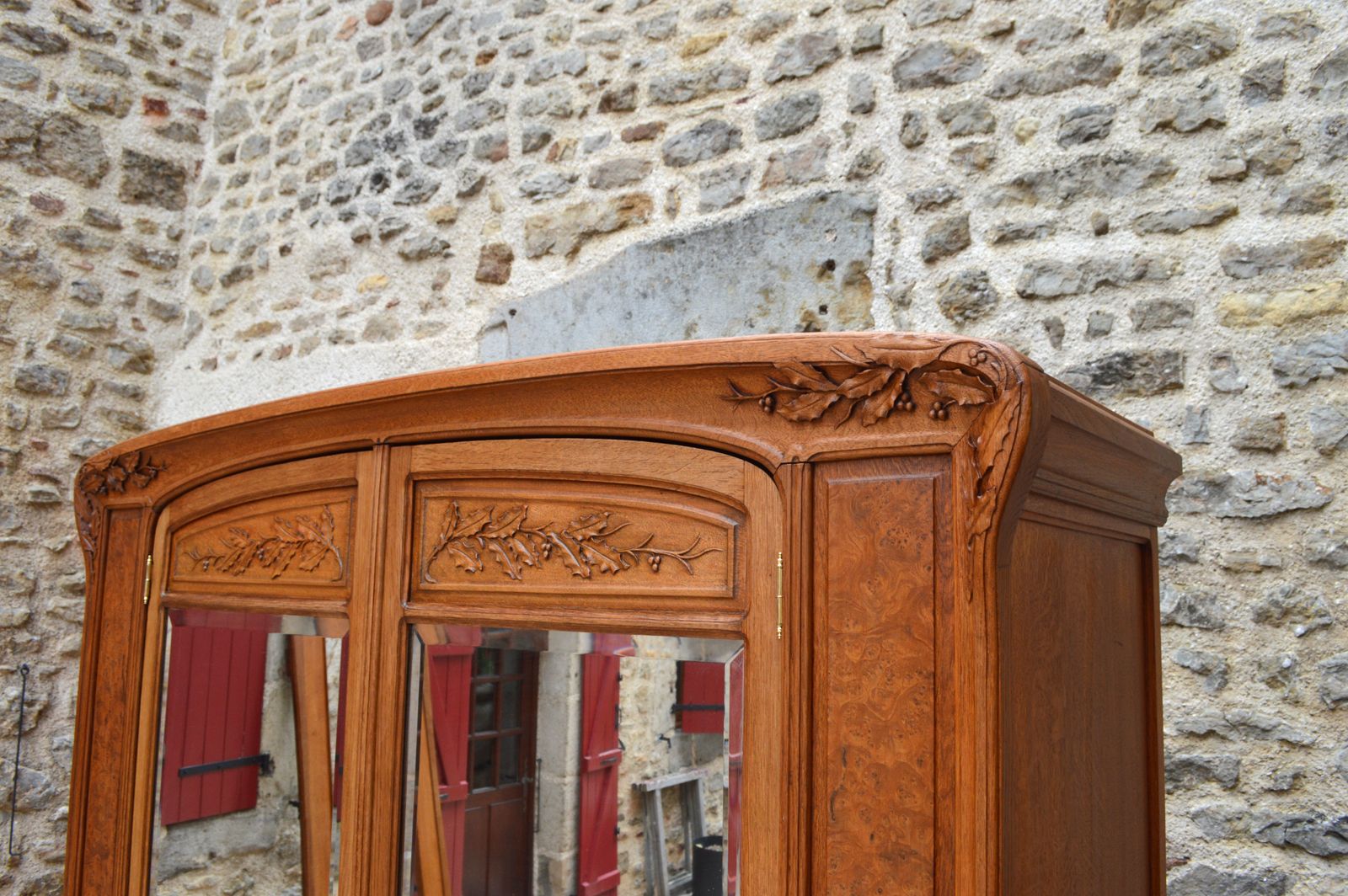 Art Nouveau Carved Bedroom Set, Attributed To Louis Majorelle photo furniture