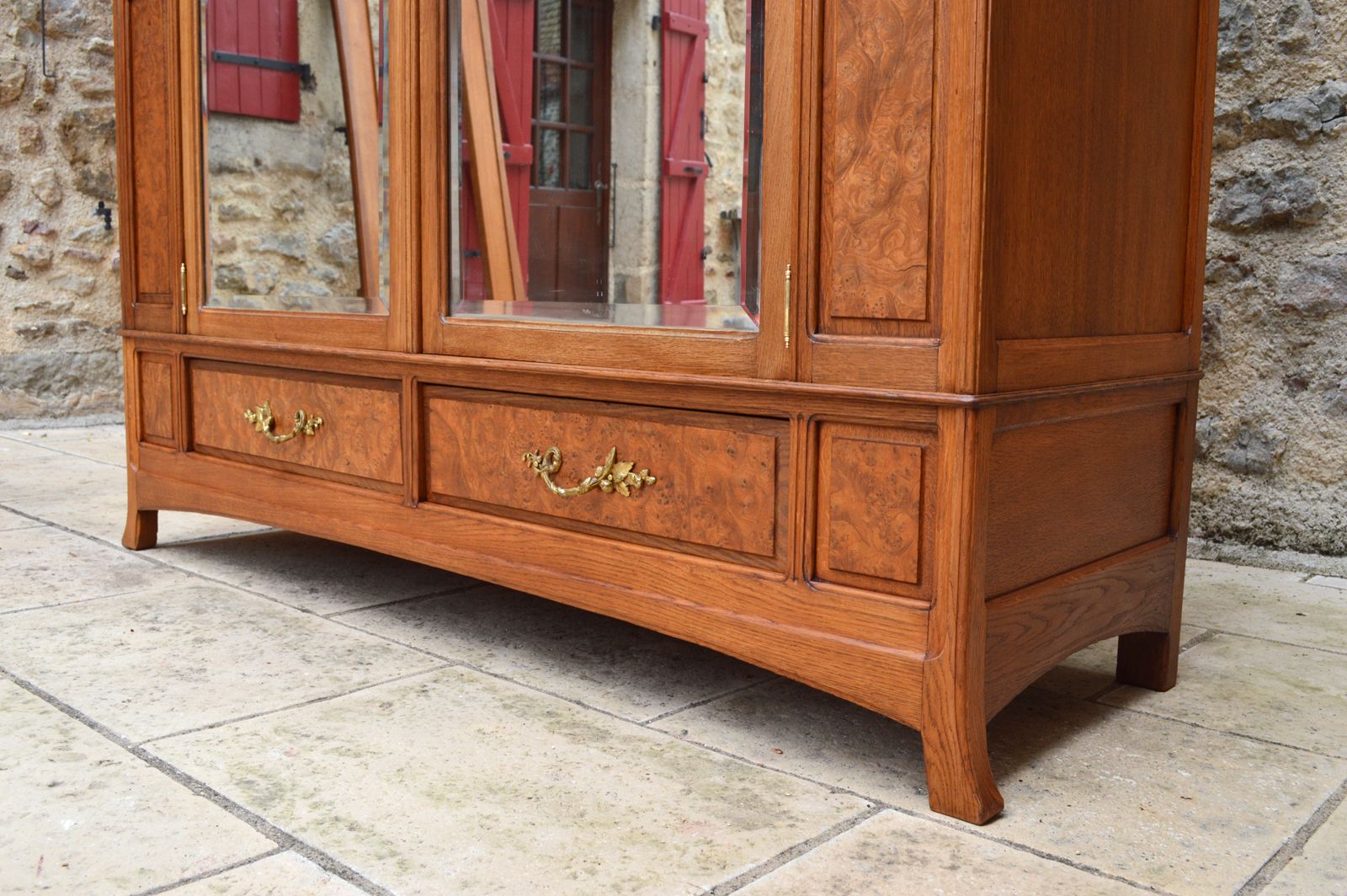 photo for sale Art Nouveau Carved Bedroom Set, Attributed To Louis Majorelle