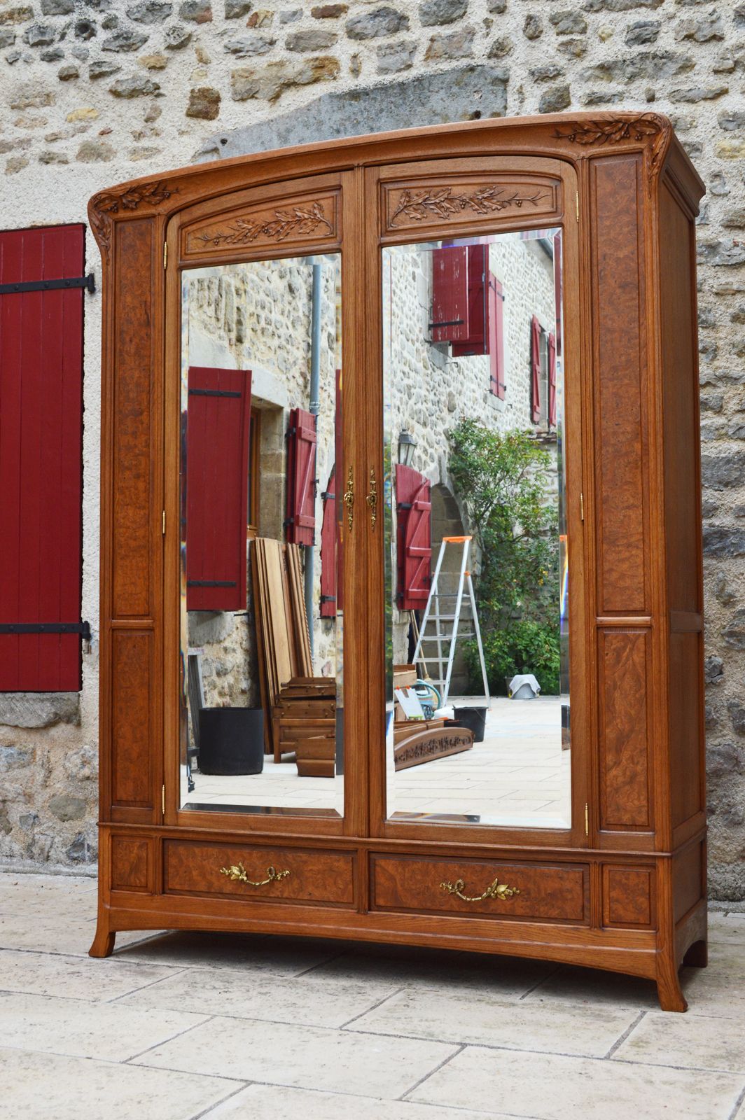 photo buy Art Nouveau Carved Bedroom Set, Attributed To Louis Majorelle