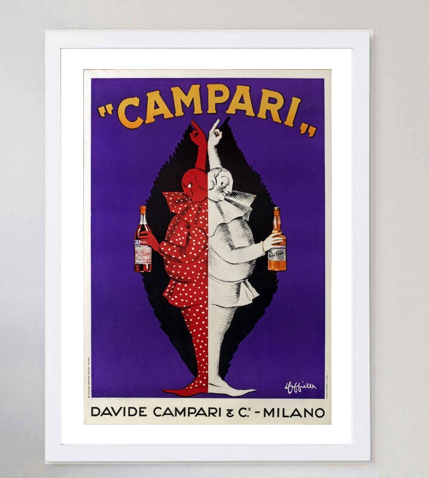 Campari Leonetto Cappiello, 1950s Original Vintage Poster photo for sale