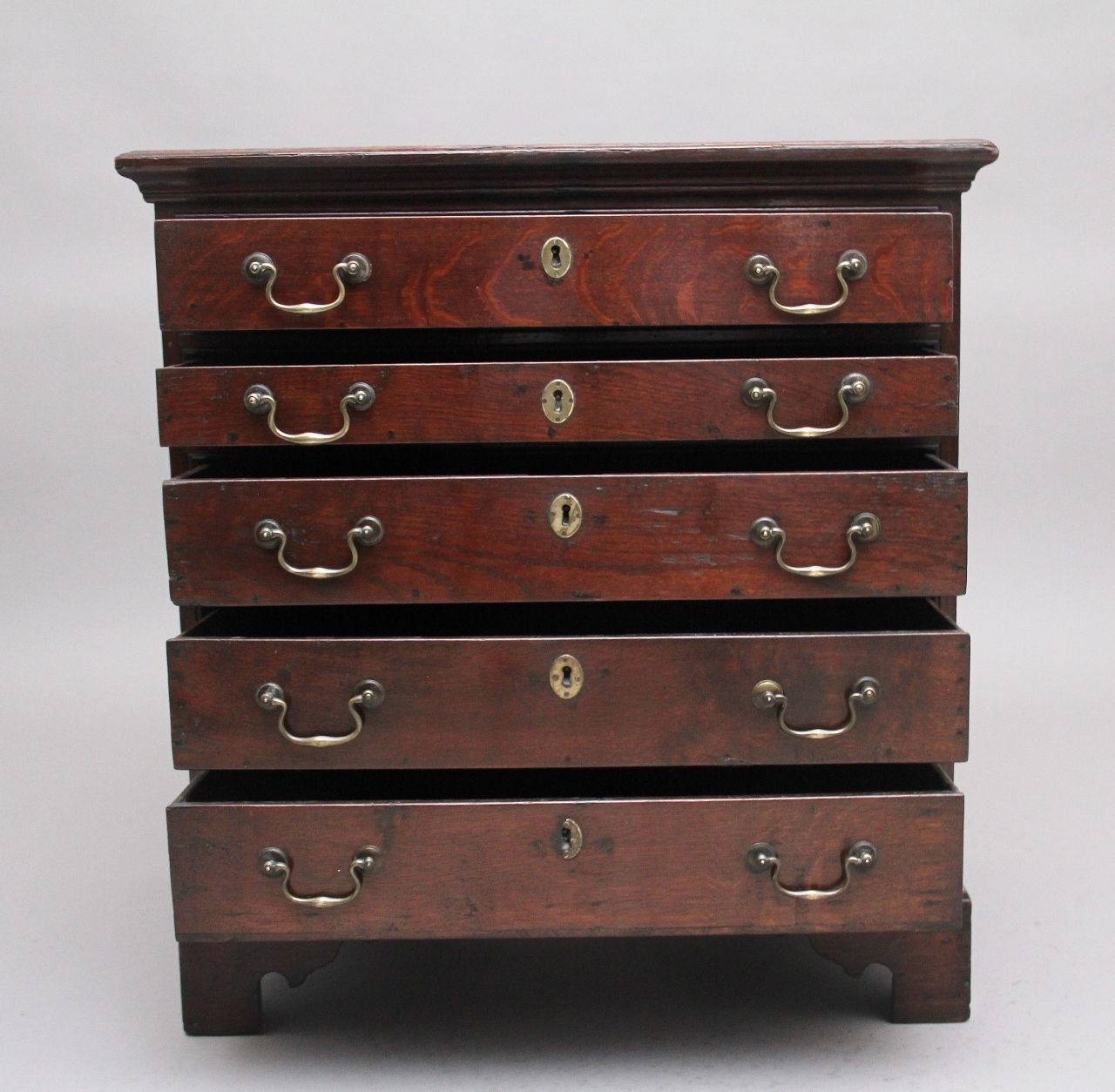 18th Century Oak Chest, 1700s, Antique photo furniture