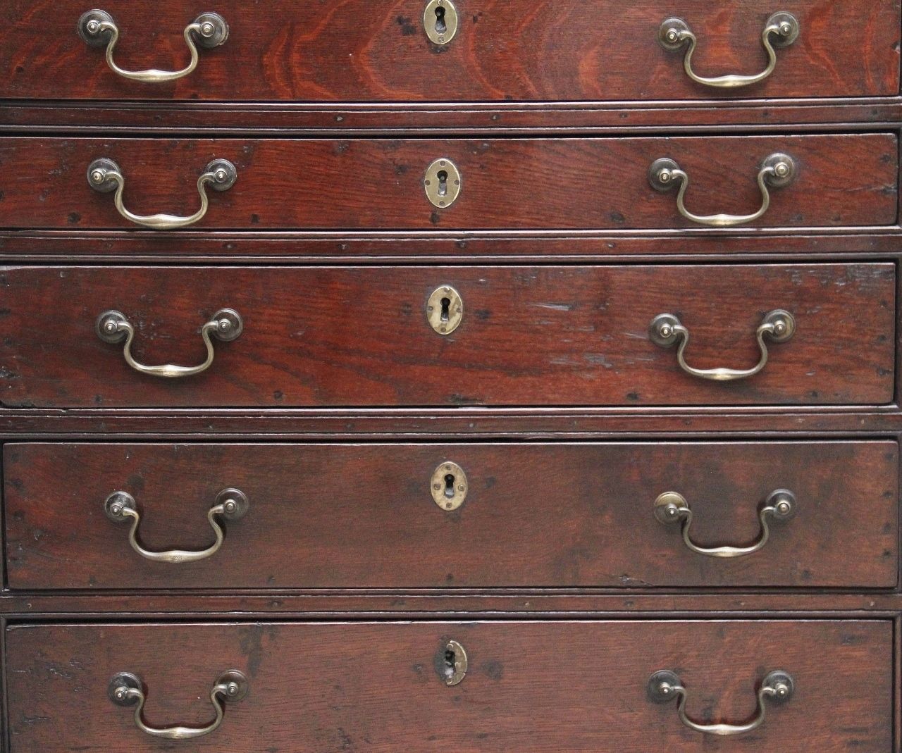 18th Century Oak Chest, 1700s, Antique photo 1750.0