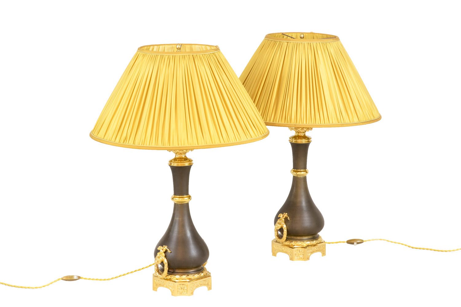 Maison Gagneau, Pair Of Louis XVI Style Lamps, Circa 1880