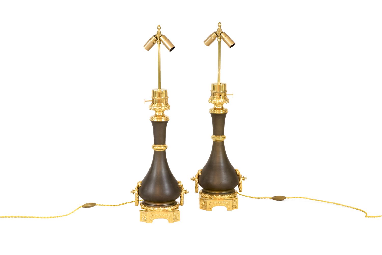 Maison Gagneau, Pair Of Louis XVI Style Lamps, Circa 1880 photo furniture