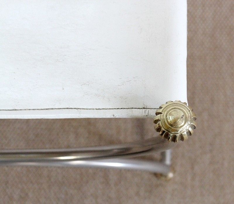 Curule Stool, Jansen Taste, 20th Century photo vinterior