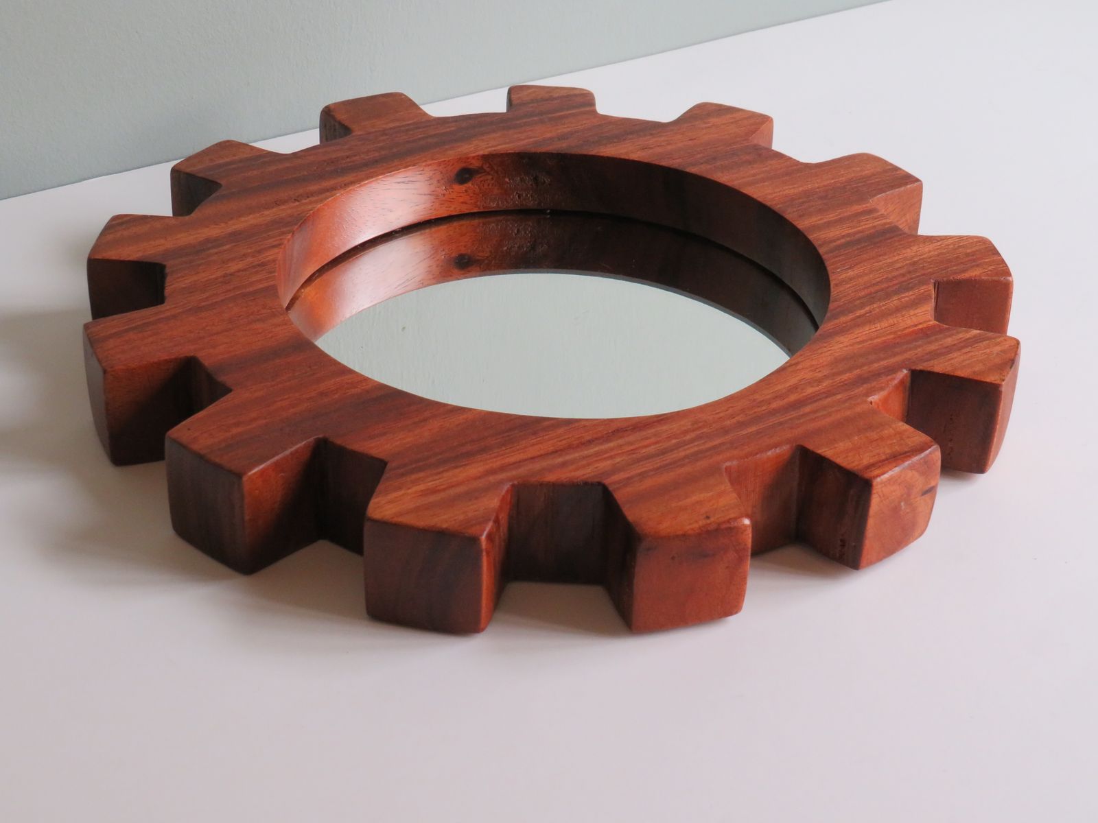 Scandinavian Teak Mirror, 1970s photo buy