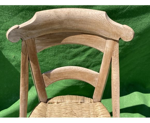 Antique French Wicker Wabi Sabi Chair photo for sale