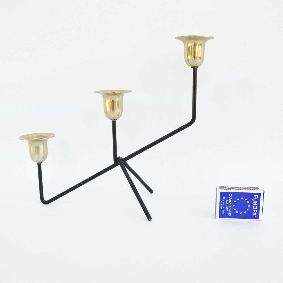 Minimalist Table Candlestick, Belgium, 1970s photo for sale