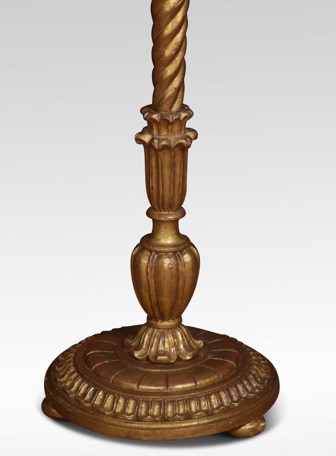 Carved Gilt Wood Standard Lamp photo 1050.0
