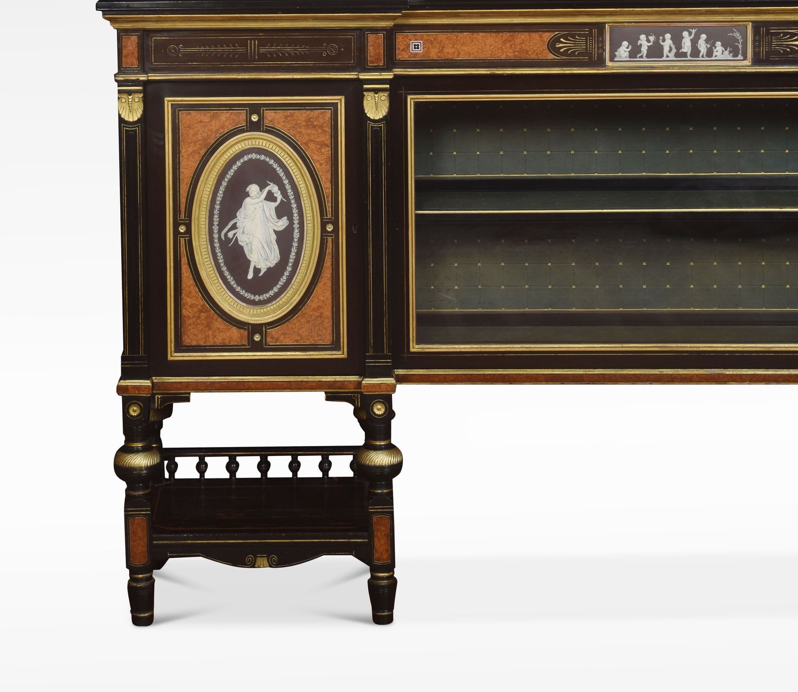 Superb Exhibition Quality 19th Century English Coromandel Cabinet By Lamb Of Manchester photo vinterior