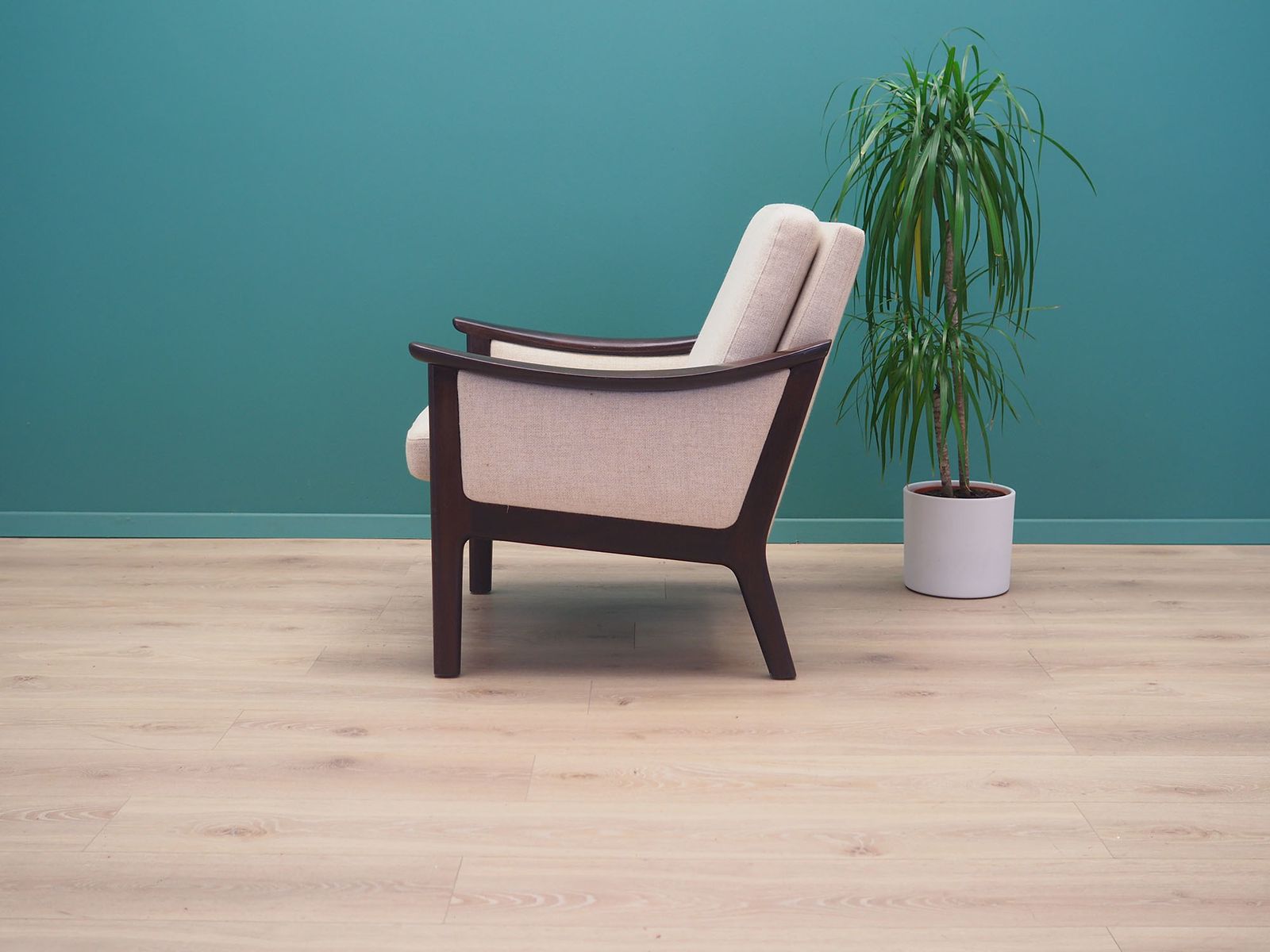 739.0 Beige Armchair, 1970s, Danish Design, Made In Denmark photo