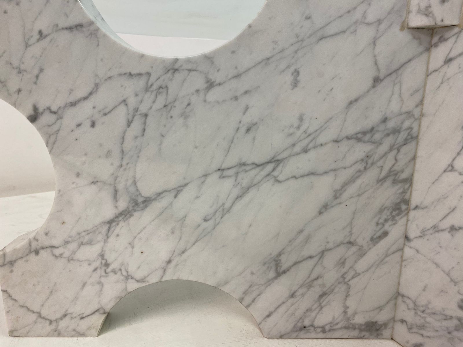 1970s Italian Carrara Marble Coffee Table photo vinterior