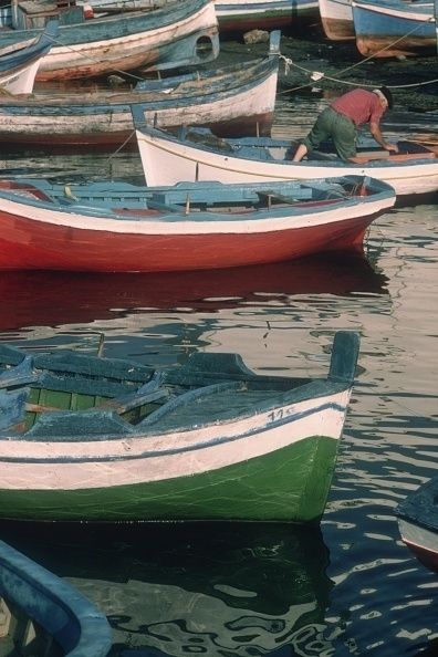 ' Fishing Boats ' By Slim Aarons Oversized C Type