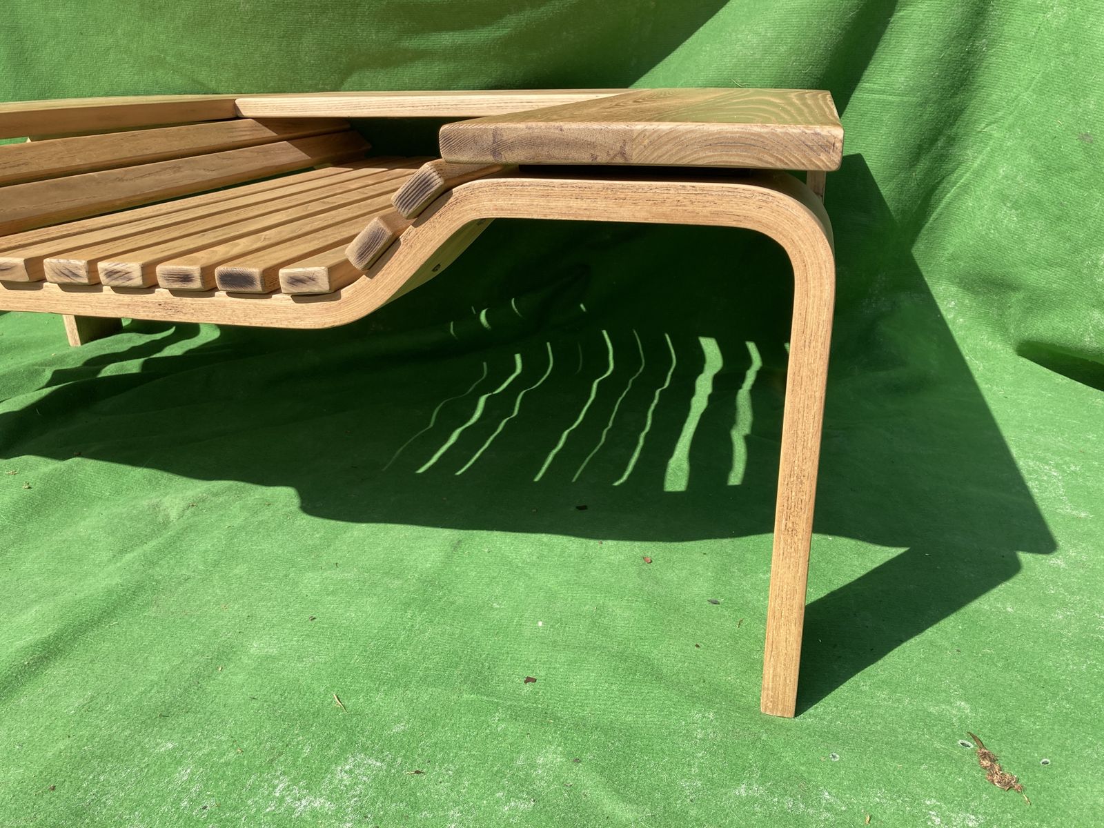 514.8 Midcentury Dutch Side Or Coffeetable Bench Attributed To Jindrich Halabala For Pastoe photo