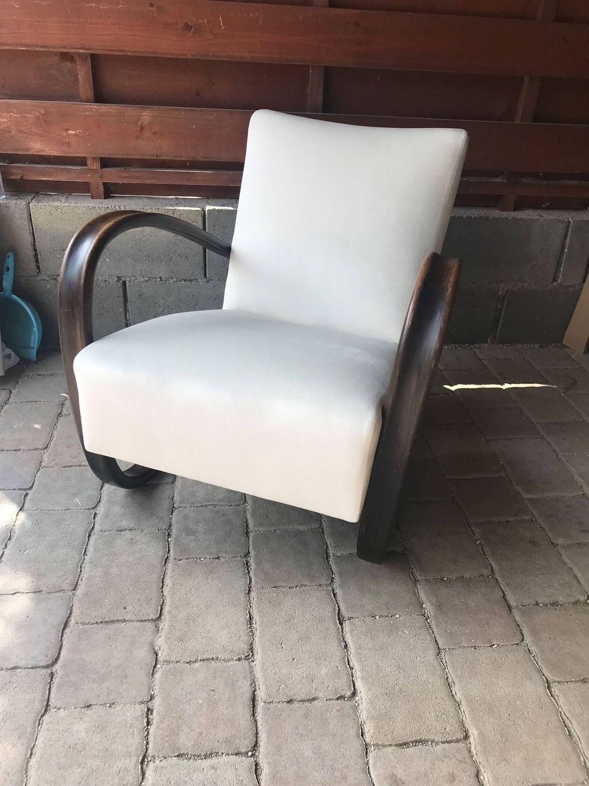 Model H 269 Lounge Chair By Jindrich Halabala, 1930s.