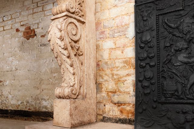 An Impressive 19th Century Italian Stone Surround photo for sale