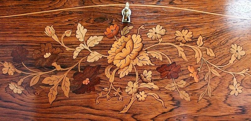 photo buy Small Showcase Desk, Napoleon III Period, Mid 19th Century