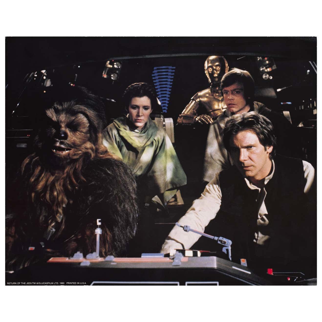 Original Us Oversized Still From The 1983 Third Star Wars Film Return Of The Jedi