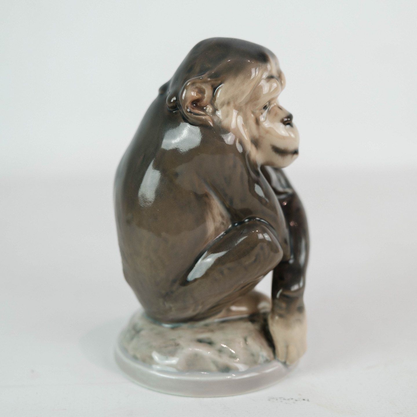 Porcelain Figure In The Form Of A Monkey, No .: 1055 By Dahl Jensen. photo furniture