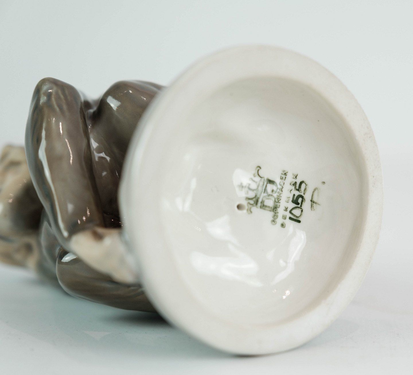 Porcelain Figure In The Form Of A Monkey, No .: 1055 By Dahl Jensen. photo Art