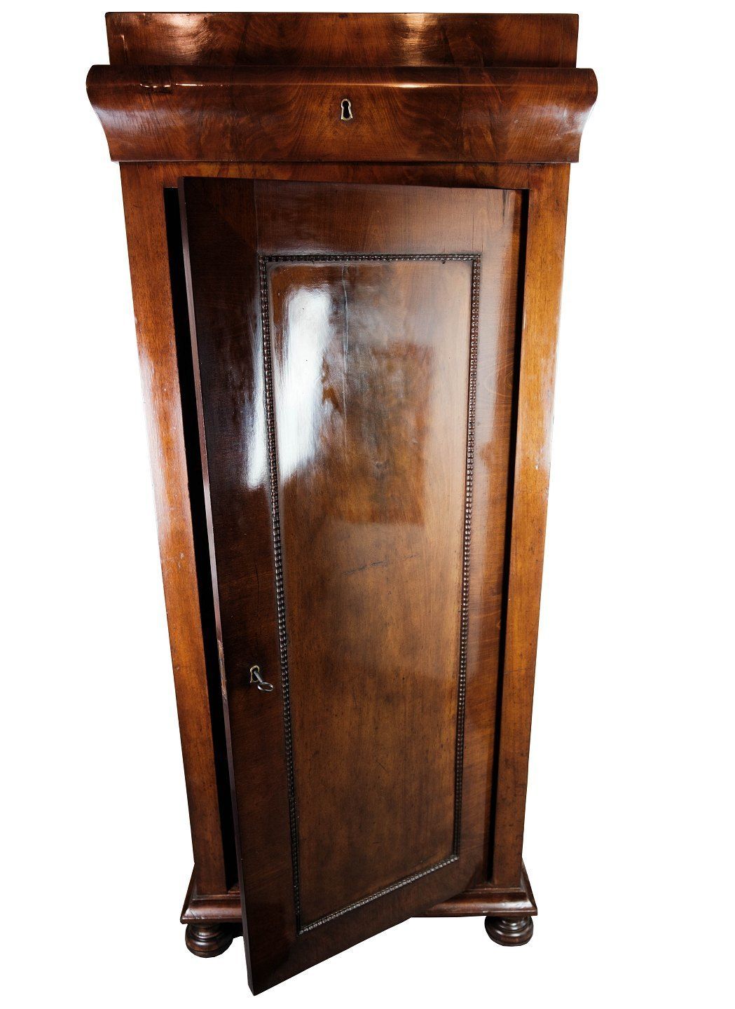 Pedestal Cabinet In Mahogany On Feet From 1840s. photo for sale