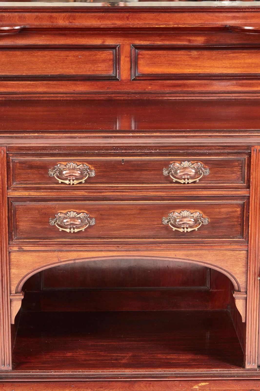 Quality Antique Carved Mahogany Sideboard By Maple & Co photo buy