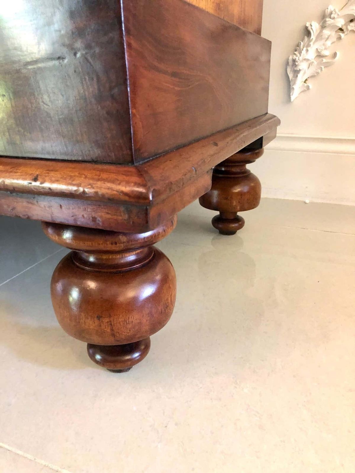 Antique Victorian Mahogany Chest Of Drawers photo vinterior