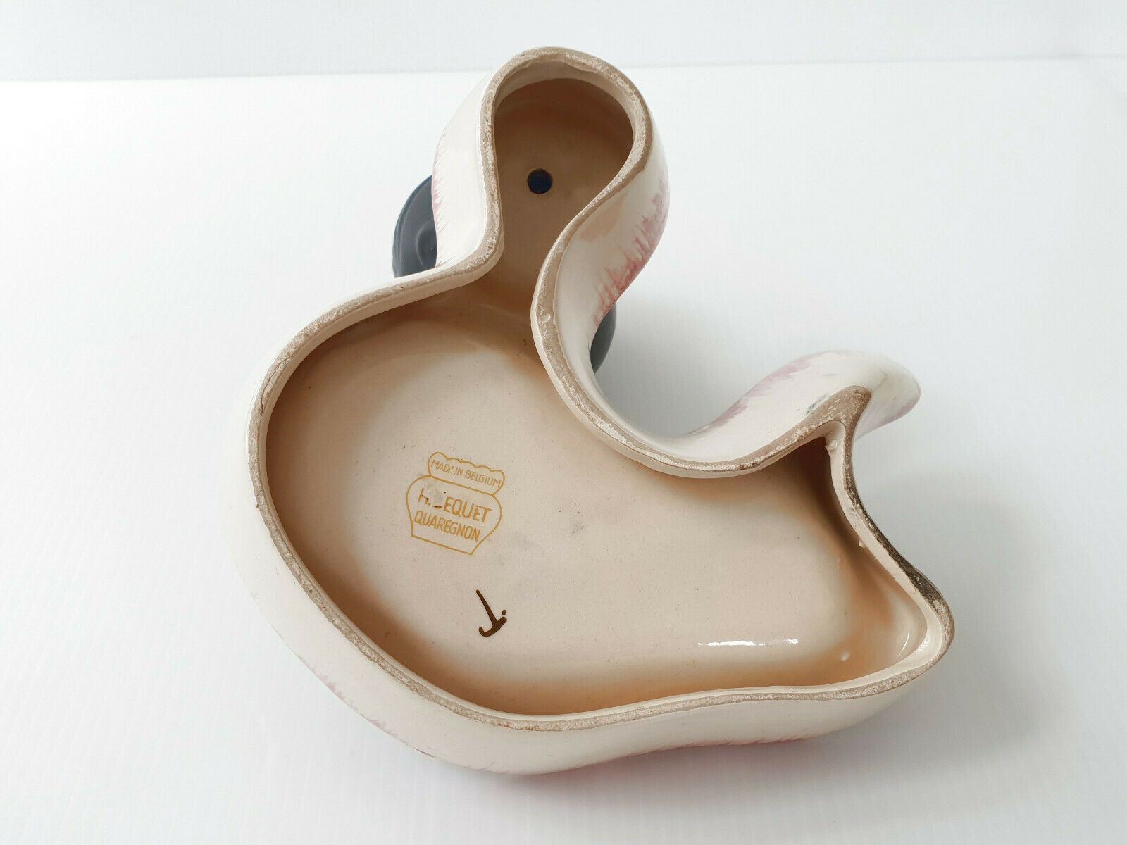 Ceramic Ashtray Hubert Bequet A Quaregnon 1950 Rockabilly Zazou 50s photo Home Decor