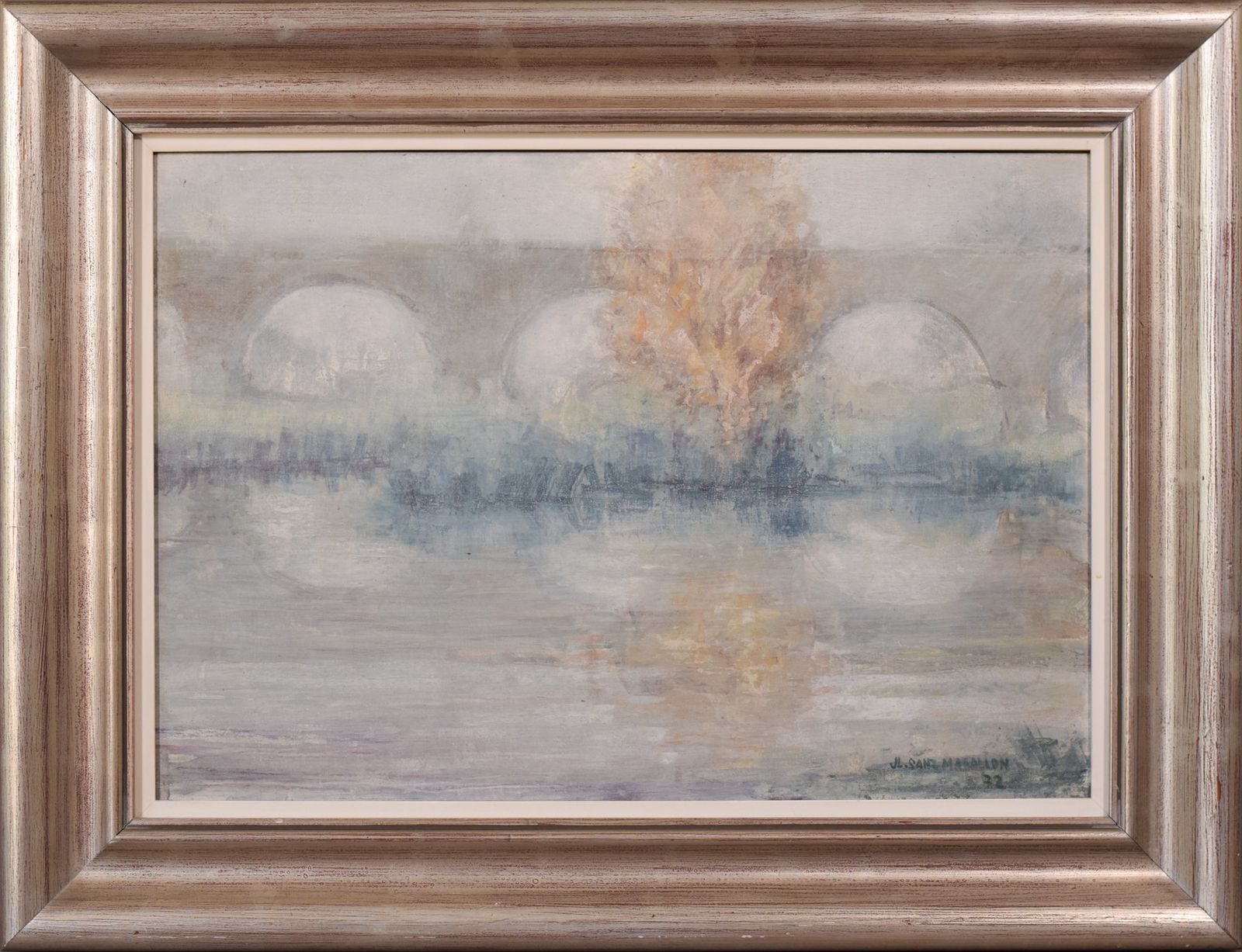 José Luis Sanz Magallon – Impressionistisch Riviertafereel photo furniture
