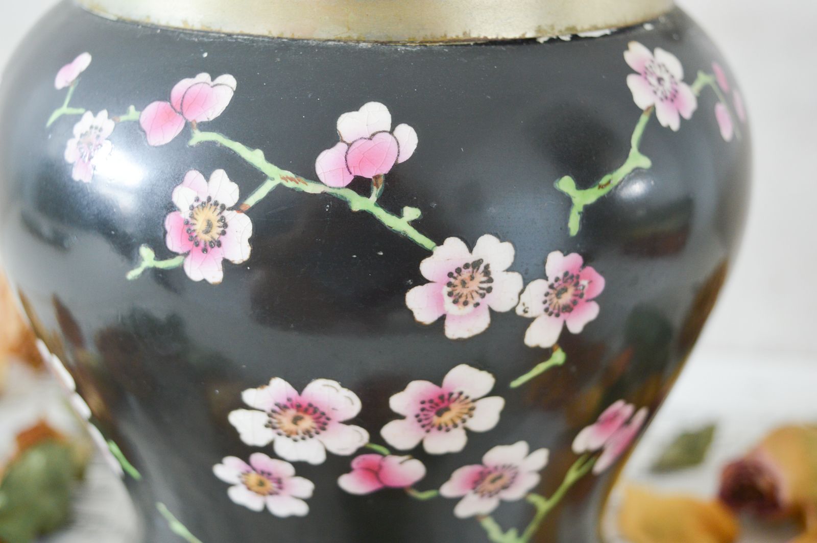 Rare Antique Preserve Jar, Rialto Ware British Art Pottery Co Fenton, Hand Painted Ceramics, Silver Hallmarked Rim, Lid & Handle photo Home Decor