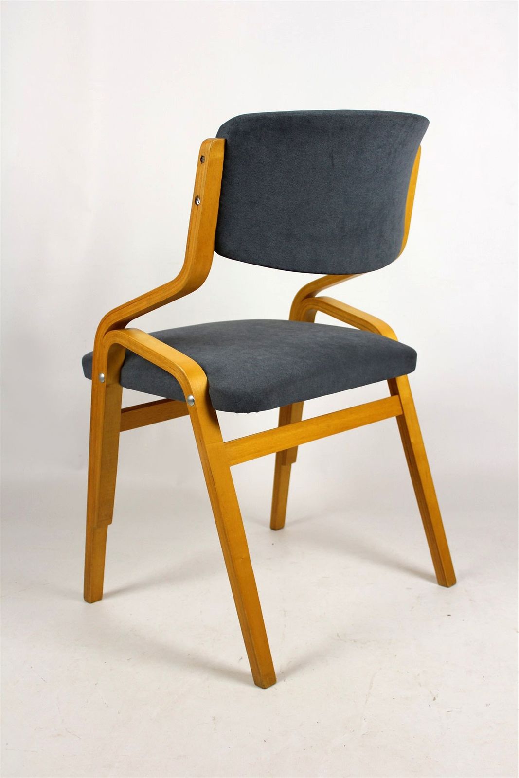 Czech Bent Plywood Chairs From Holesov, 1970s, Set Of 4 photo 1100.0
