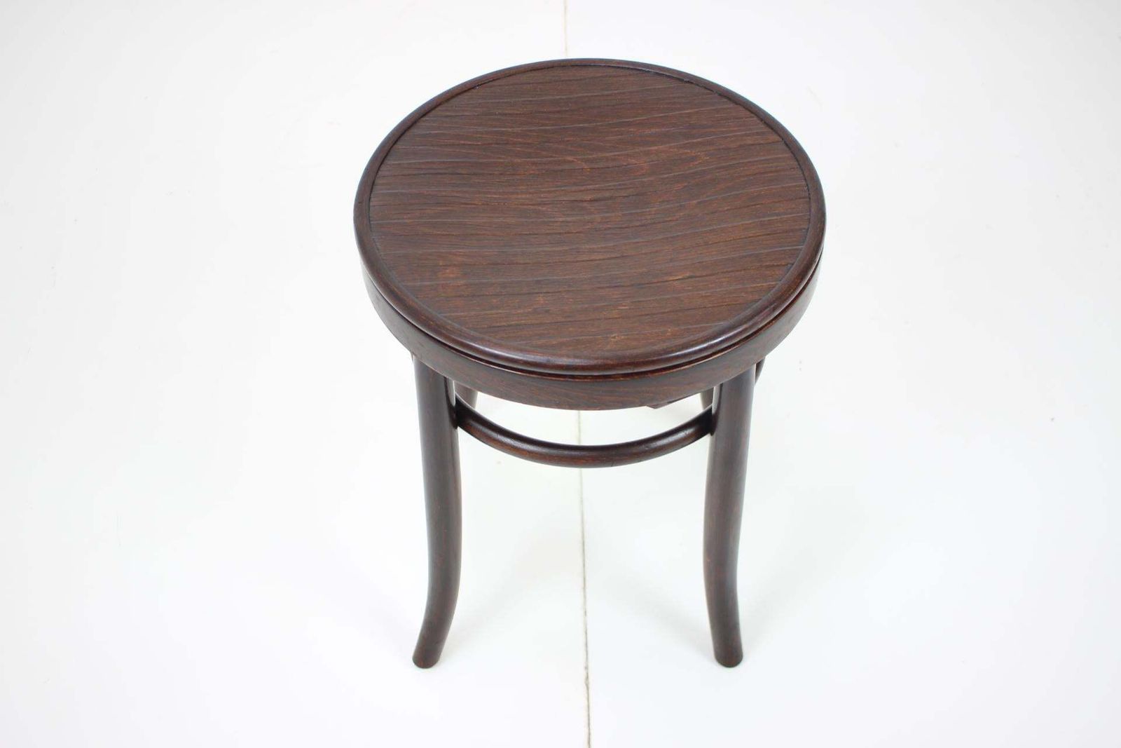 Wooden Stool Fischel, In Style Of Thonet, Circa 1910s