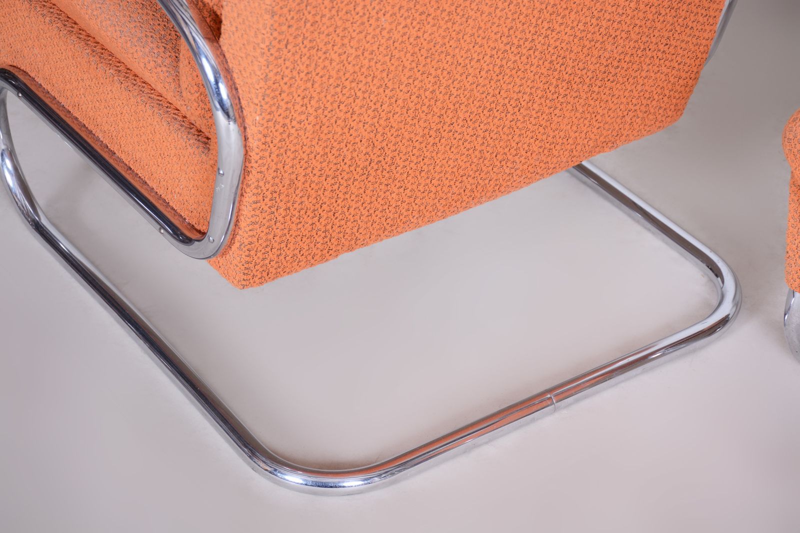 Bauhaus Tubular Chrome Armchairs By Mücke Melder, 1930s, Set Of 2 photo vintage