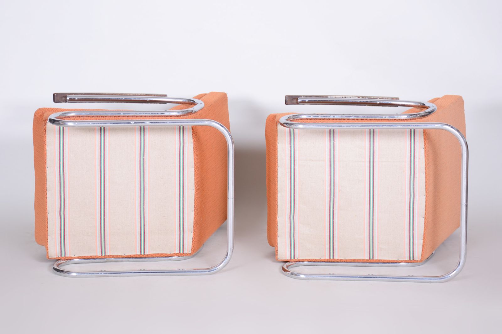 photo furniture Bauhaus Tubular Chrome Armchairs By Mücke Melder, 1930s, Set Of 2