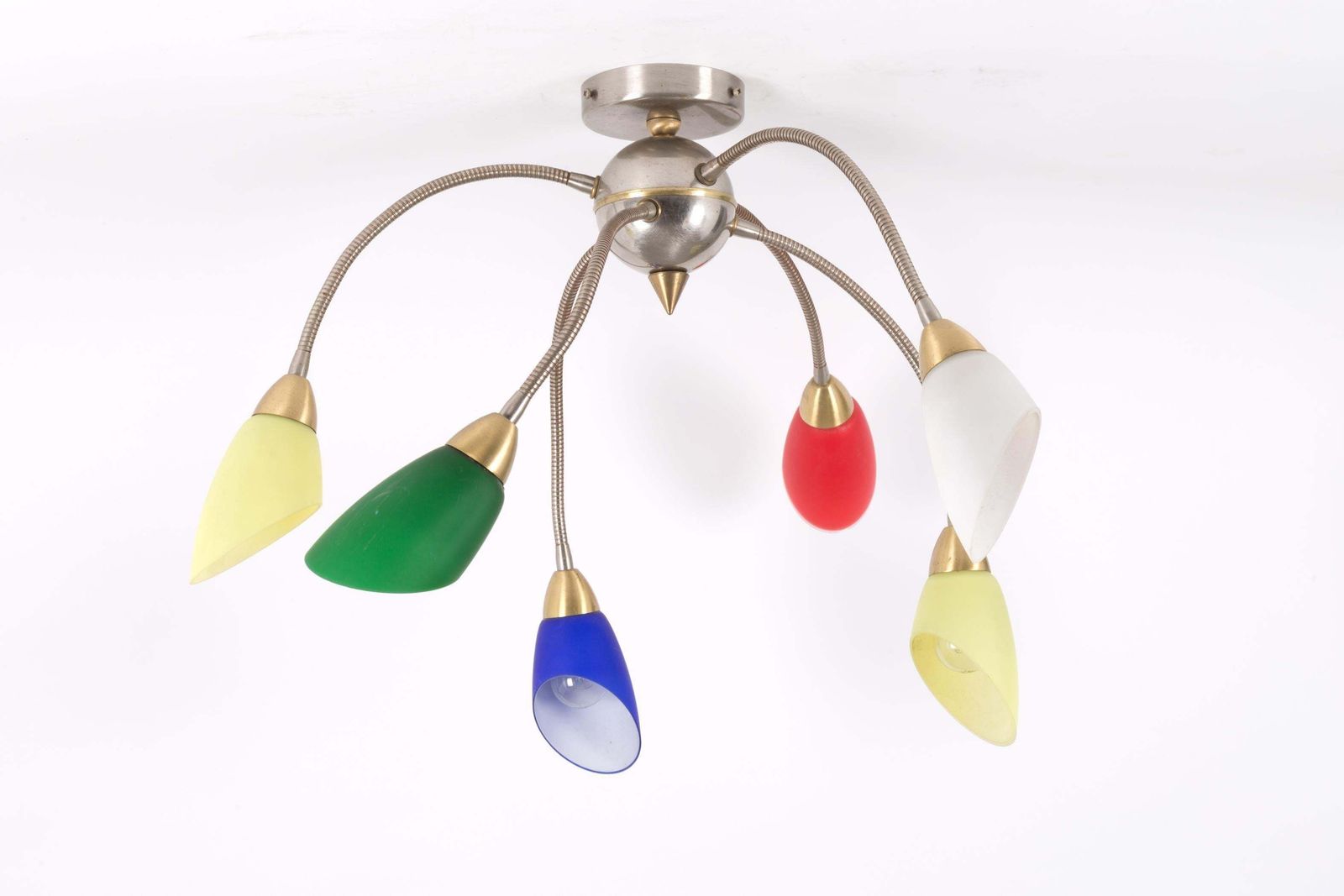 Set Of Two Appliques And One Wall Lamp In Glass Italian Manufacture, 1960s photo Lighting