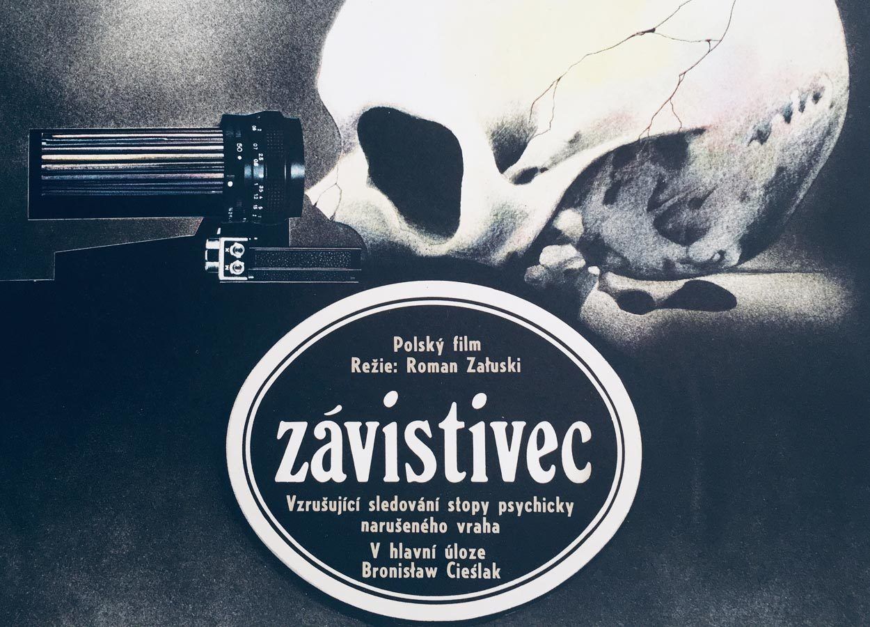 Original Film Poster, Mad Dog, Zdeněk Vlach, 1981, Genuine Czech Vintage Print photo furniture