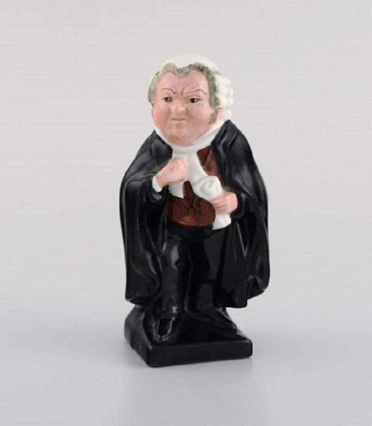 Two Royal Doulton Porcelain Figurines, Dancer And Judge, Buzfuz, Mid 20th C photo 146.0