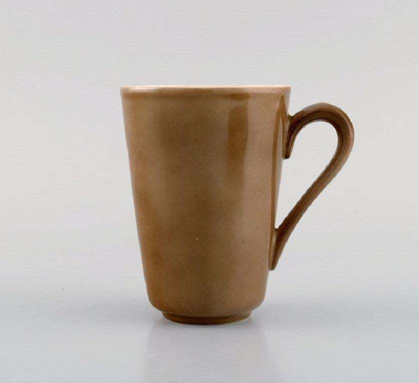 Kenji Fujita For Tackett Associates, Two Porcelain Coffee Cups With Saucers photo for sale