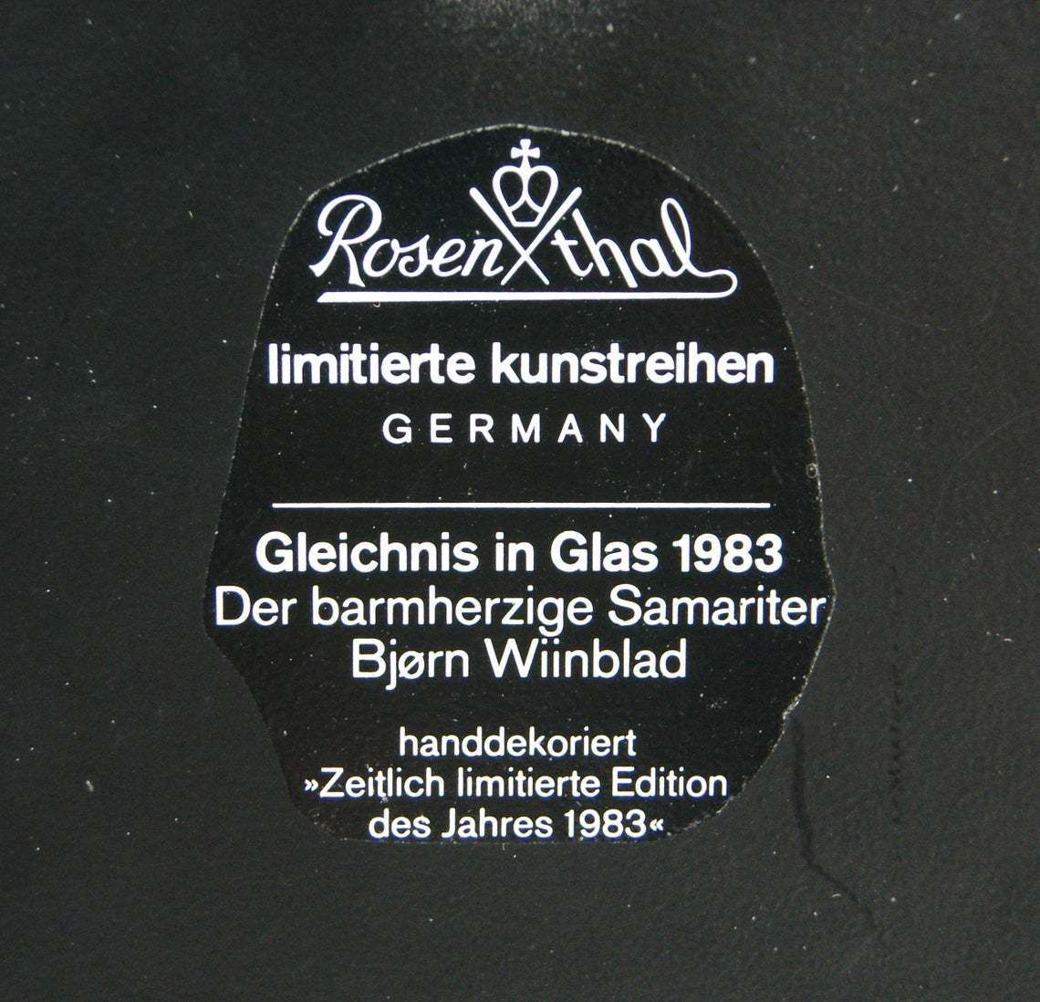 Bjorn Wiinblad For Rosenthal Bas Relief Wall Hanging Plaque The Good Samaritan photo 495.0