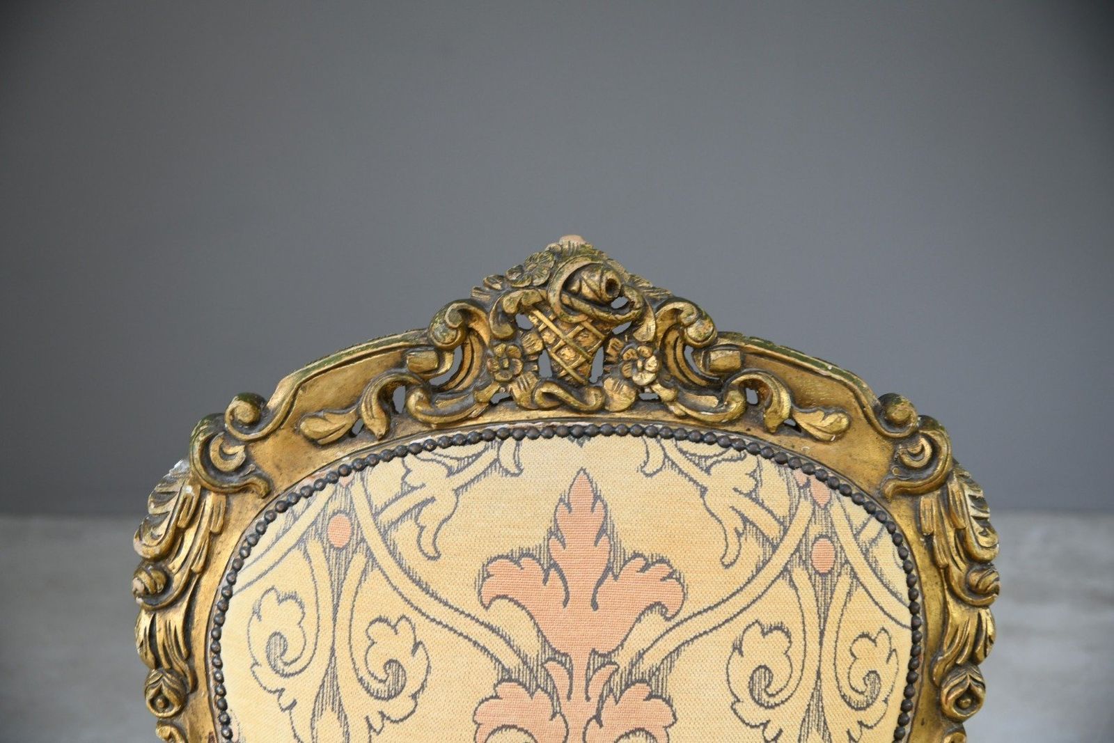 Louis XV Style French Gilt Chair photo Furniture