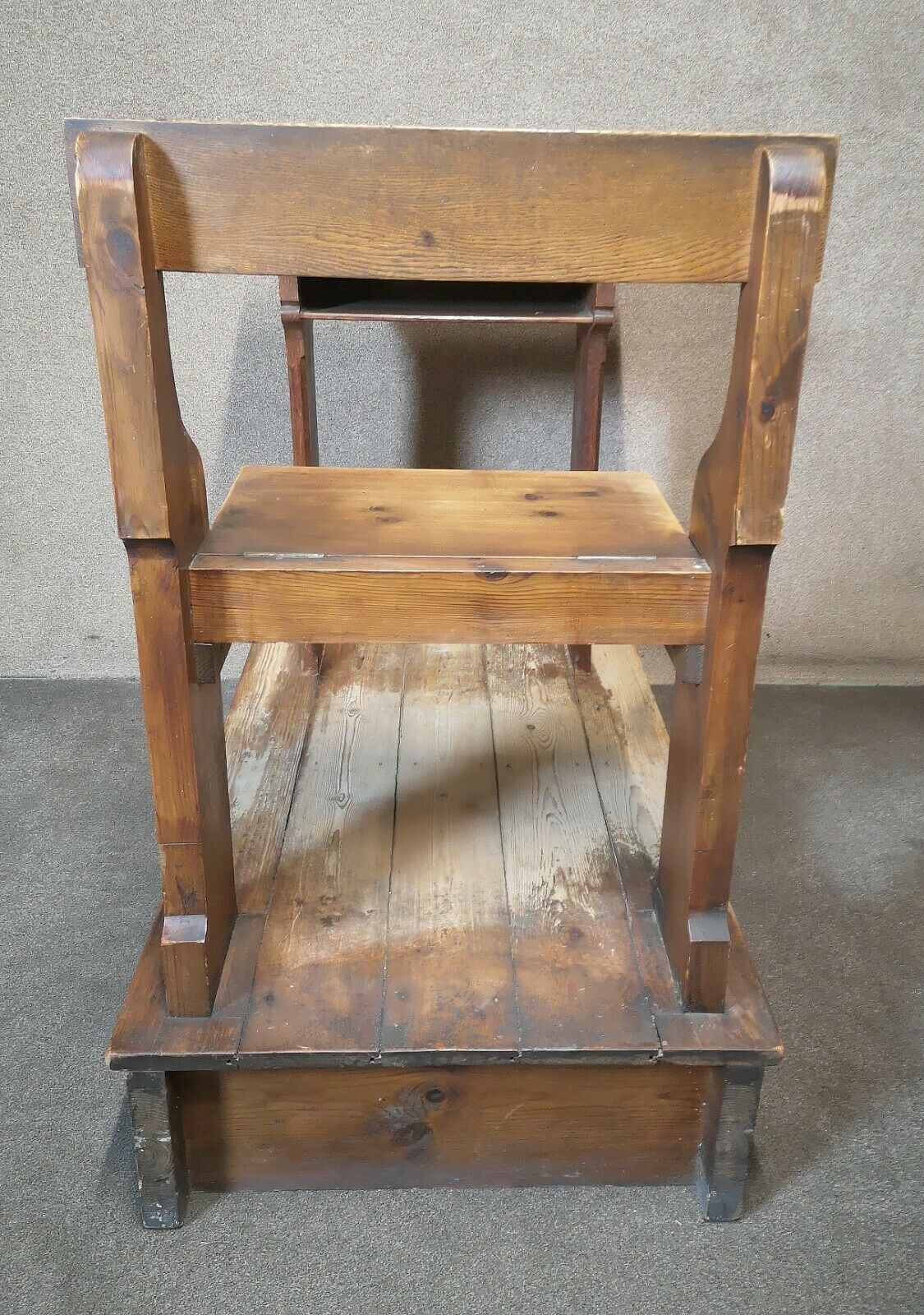 Antique Oak & Pine School Desk photo 195.0