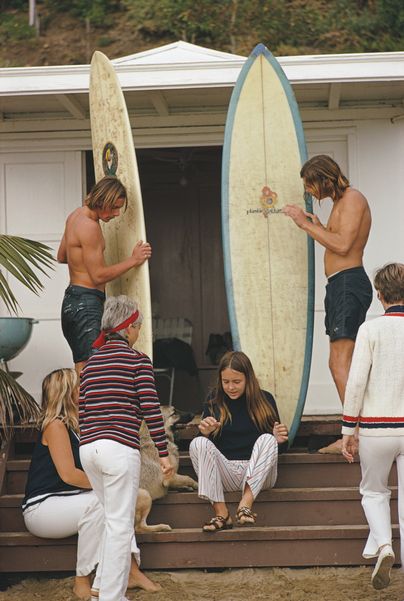 ' Laguna Beach Surfers ' By Slim Aarons Oversized C Type