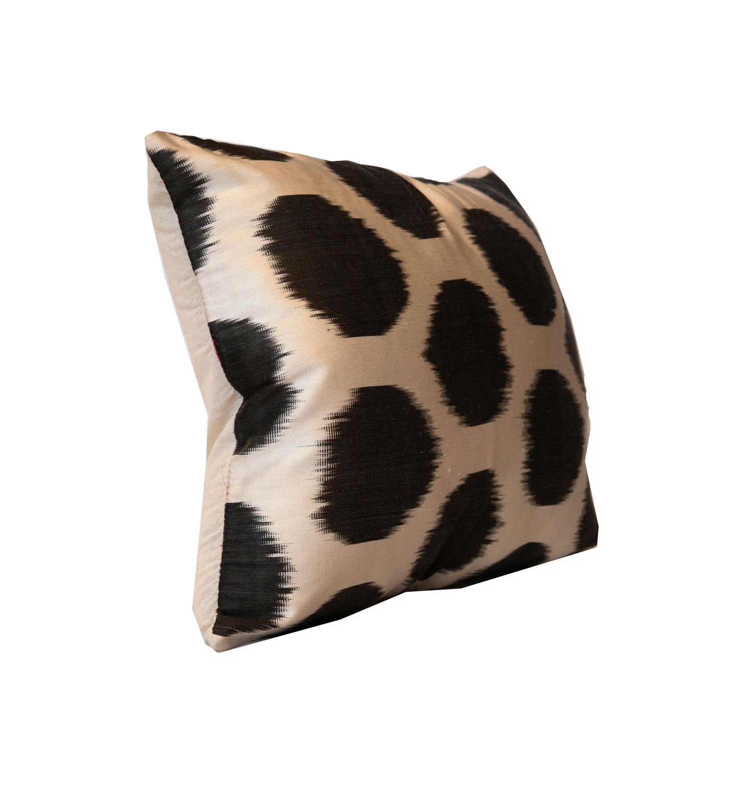 Handmade Black White Cotton And Silk Cushion Cover Modern Style Scatter Pillow photo for sale