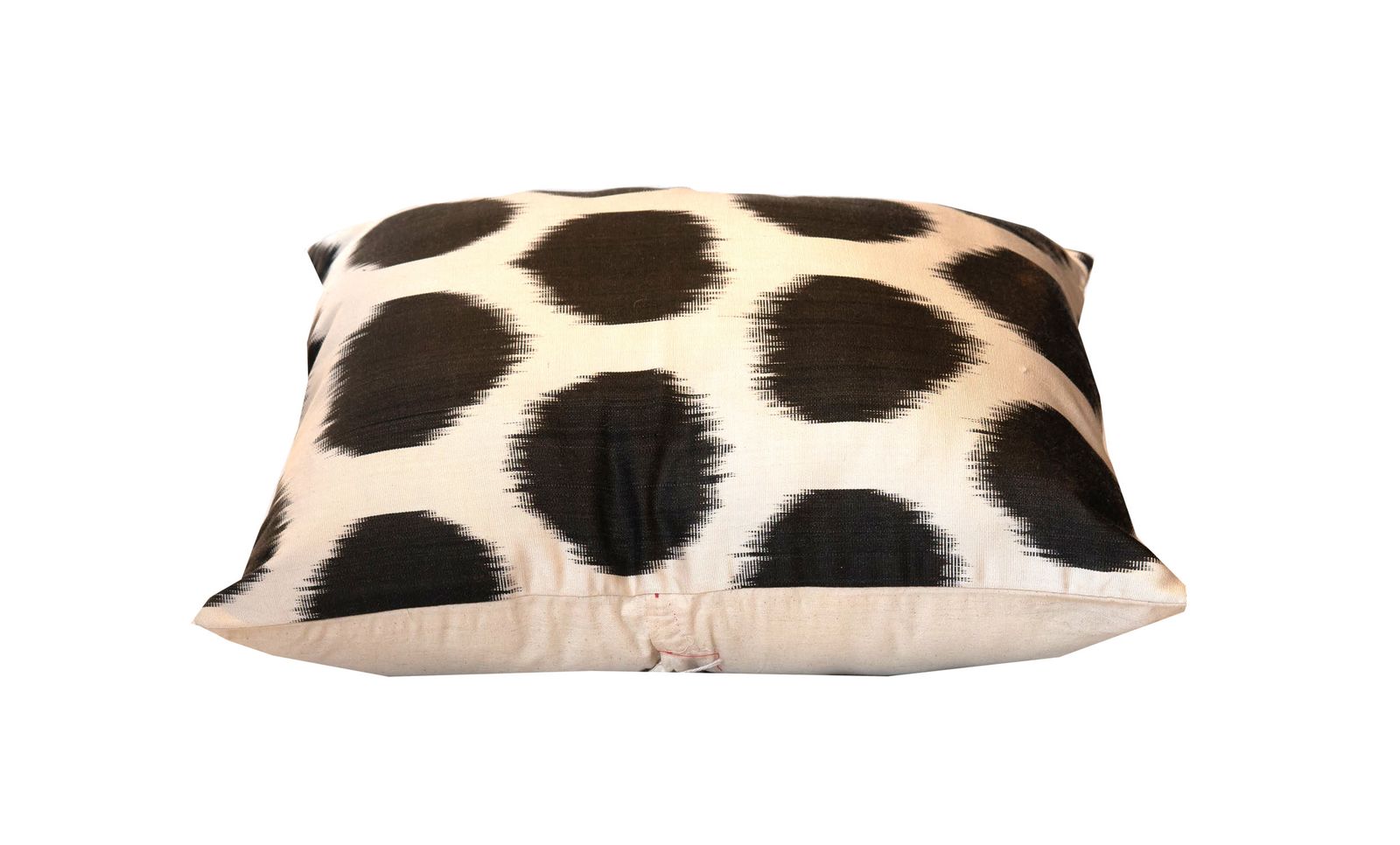 Handmade Black White Cotton And Silk Cushion Cover Modern Style Scatter Pillow photo 115.0