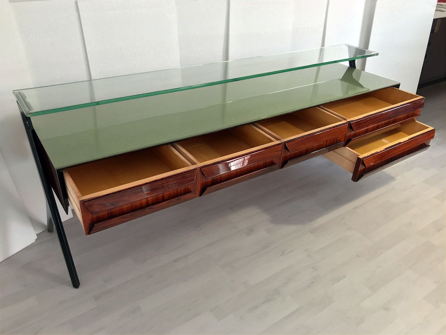 Italian Midcentury Sideboard Or Vanity Dresser By Vittorio & Plinio Dassi, 1950s photo buy