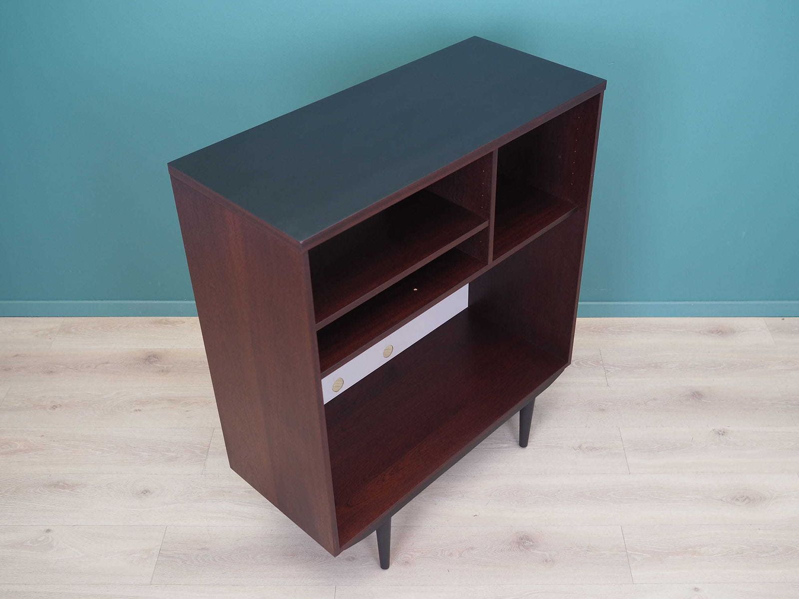 Mahonie Boekenkast, Jaren 1960, Zweeds Design, Geproduceerd Door Ulferts photo 739.0